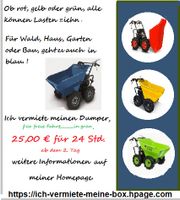 ⭐⭐⭐⭐⭐ Minidumper mieten….. Niedersachsen - Hohenhameln Vorschau