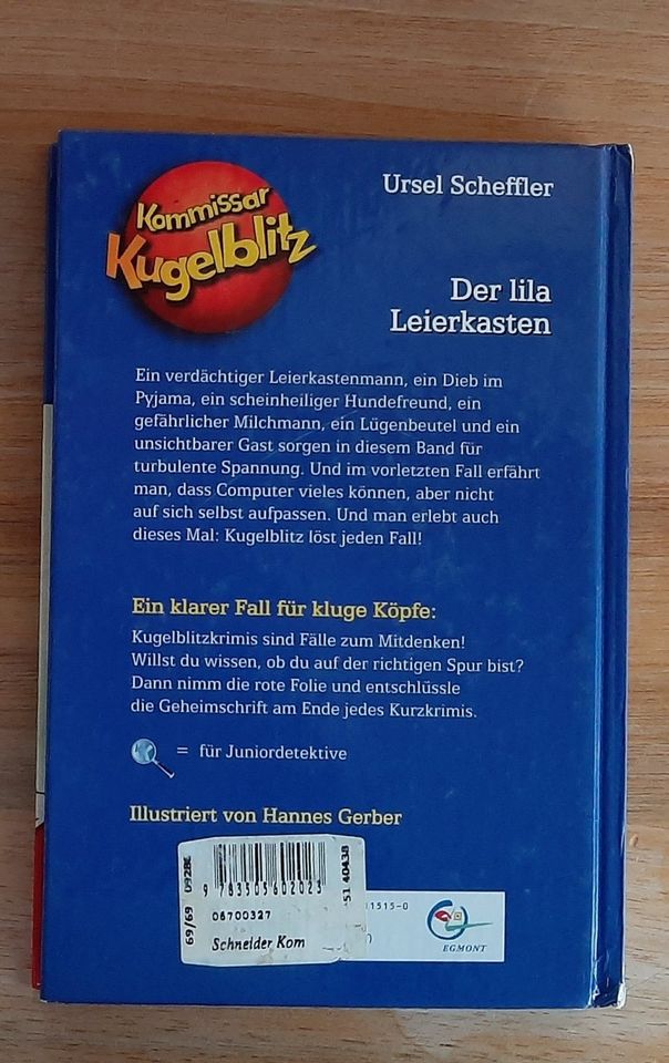 Kommissar Kugelblitz, Buch, Der lila Leierkasten in Riedering