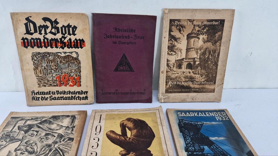 8 Bücher Saar Bergbau Geschichte 1920 / 1930er Jahre in Heusweiler