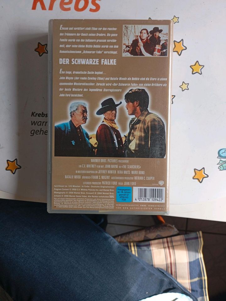 VHS Videokassette - JOHN WAYNE DER SCHWARZE FALKE in Burgdorf