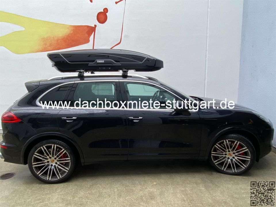 Porsche Dachbox Miete Verleih in Stuttgart