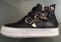 MALLY Sommer Sneaker Leder 41 schwarz weiß München - Altstadt-Lehel Vorschau