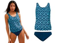 NEU Oversize Tankini Set 44 Cup B C blau Bikini Badeanzug Lascana Brandenburg - Sonnewalde Vorschau