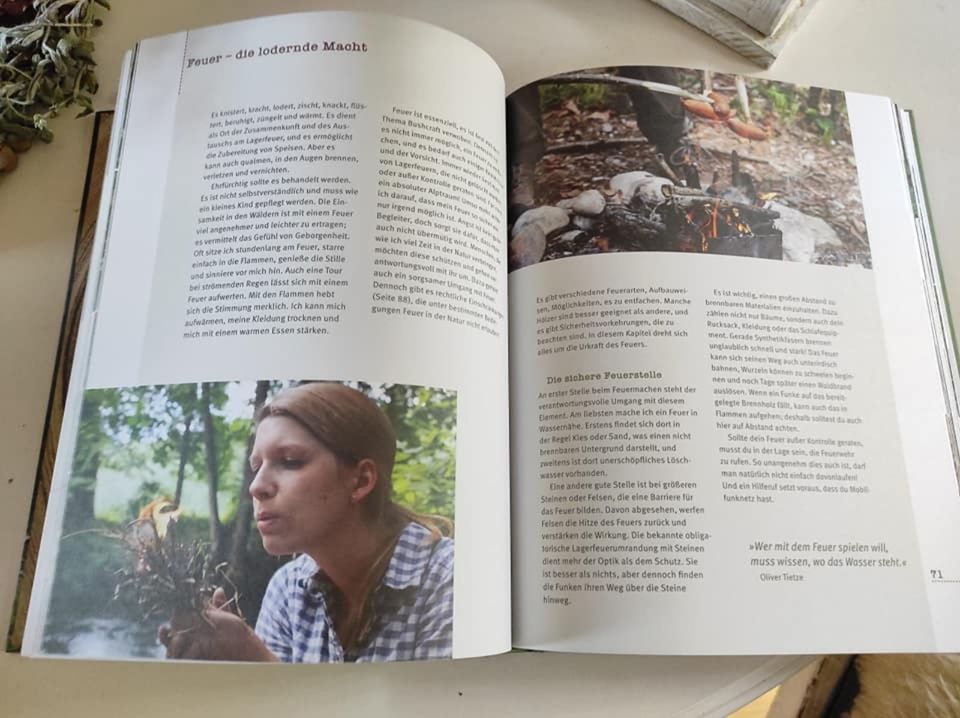 Bushcraft Frei und Wild Buch Vanessa Blank neuwertig 20€ in Schlettau