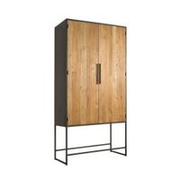 Vitrine Hochschrank Felino 116 cm Teak Nordrhein-Westfalen - Moers Vorschau