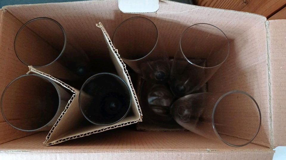 Champagner Set 6 Gläser (ohne Fuß) & Cooler/Kühler in Hünstetten