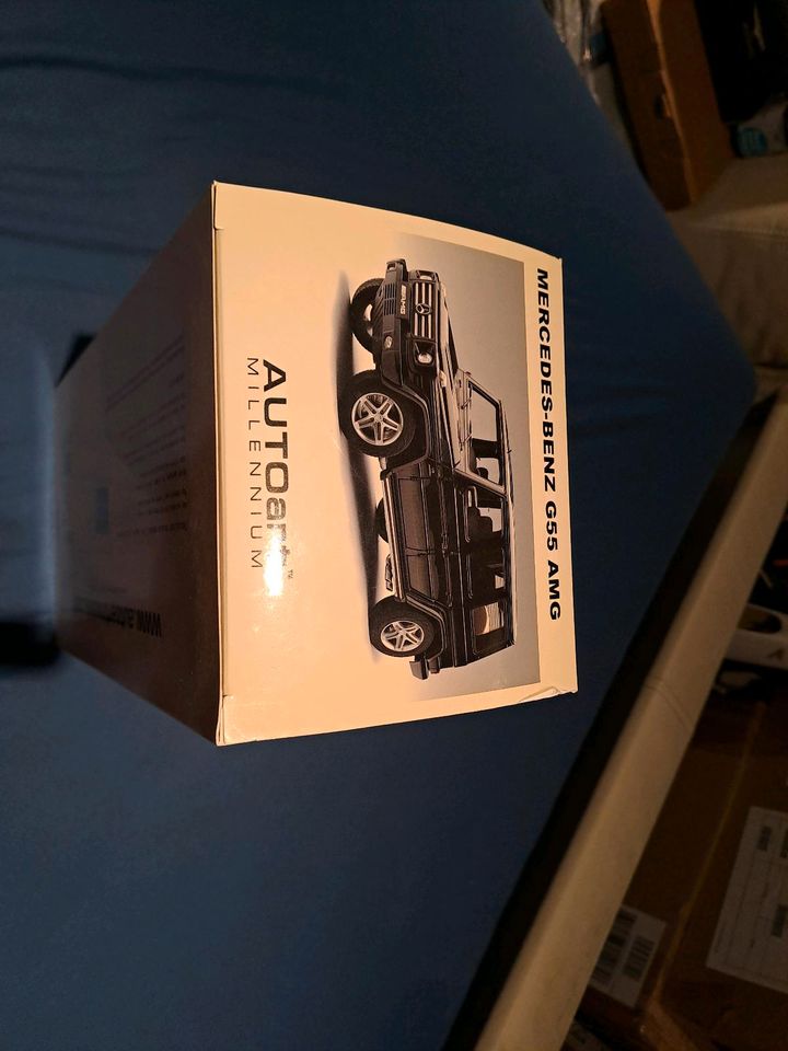 1:18 Mercedes-Benz G55 AMG AutoArt Leer OVP mit Stereopor in Waldbüttelbrunn