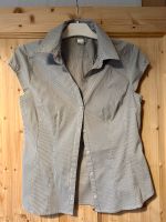 Bluse H&M kurzarm Gr. 40 blau/weiß gestreift Niedersachsen - Suderburg Vorschau