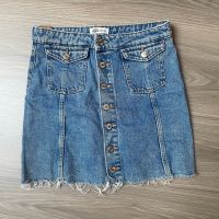 Jeansrock mini Rock Jeansrock Taschen denim Knopfleiste y2k Düsseldorf - Oberbilk Vorschau