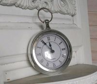 Uhr ♡ Quarzuhr Taschenuhr Deko Silber Shabby Landhaus Schleswig-Holstein - Hennstedt Vorschau