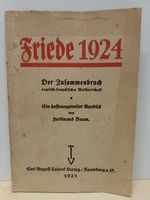 "Friede 1924" Tancre Verlag Naumburg 1921 Rheinland-Pfalz - Nassau Vorschau