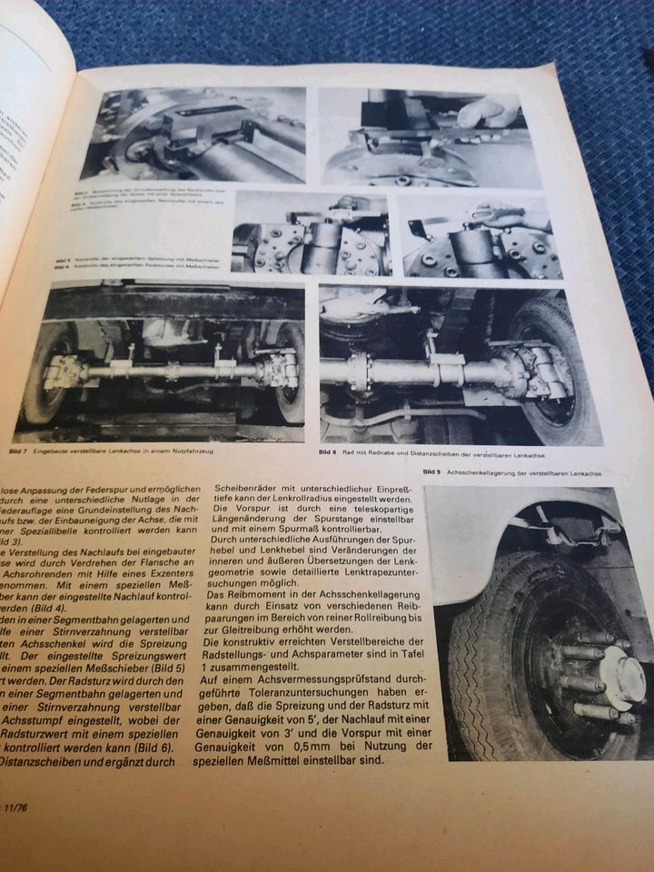 KFT Kraftfahrzeugtechnik DDR Zeitung.Multicar. in Sülzetal