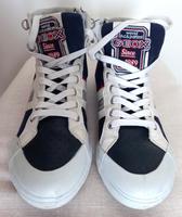 GEOX  Hohe Sneaker weiß/blau/rot  Stoff  Gr. 38 / UK 4,5 Bayern - Nürnberg (Mittelfr) Vorschau