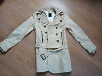 Ledermantel beige Sachsen - Lößnitz Vorschau