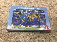 Schmidt Puzzle Weltkarte Tiere 150 Teile Niedersachsen - Helmstedt Vorschau