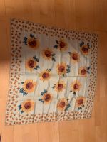 Seidentuch, zartgrün mit Sonnenblumenmustrr Nordrhein-Westfalen - Nottuln Vorschau