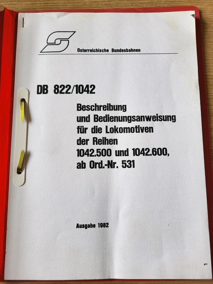 Beschreibung zur Lokbaureihe 1042 ÖBB in Gundelsheim
