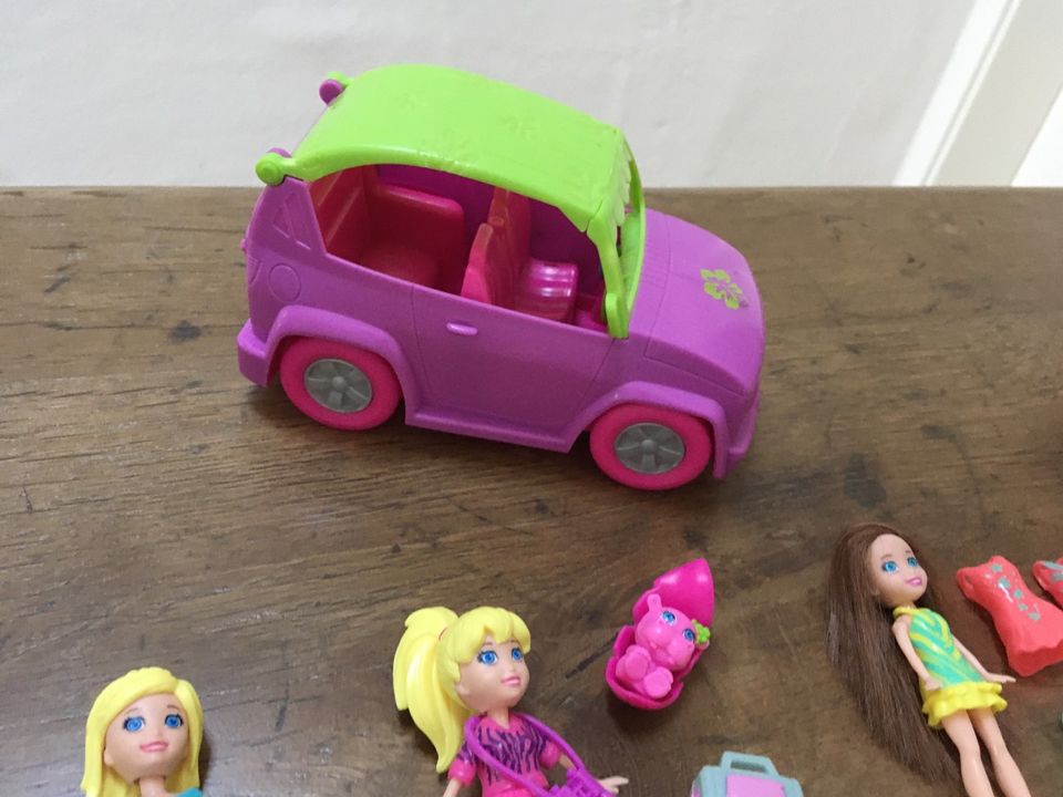 POLLY POCKET ⭐️ Cabrio Auto Puppen Haare färben Kleidung Rock in  Baden-Württemberg - Radolfzell am Bodensee | Barbie Spielzeug gebraucht  kaufen | eBay Kleinanzeigen ist jetzt Kleinanzeigen