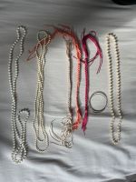 Kette Halskette Perlen Armbänder geflochten weiß Perlen Armreif Brandenburg - Panketal Vorschau