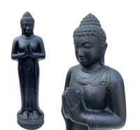 Buddha Figur Stein Garten stehend Lavasand Skulptur 120cm Wetterf Nordrhein-Westfalen - Hüllhorst Vorschau