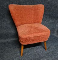 AE 50er Mid Century Cocktailsessel Chair Stuhl rot Polster Lounge Hessen - Groß-Umstadt Vorschau