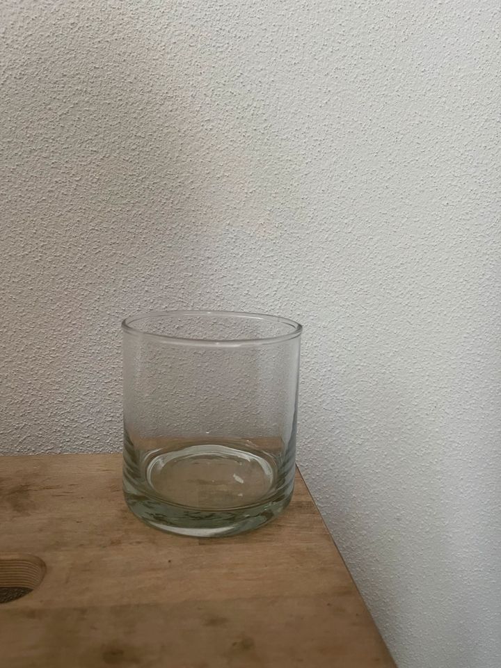 Glasvase rund, Glaszylinder, Kerzengläser in Fraunberg