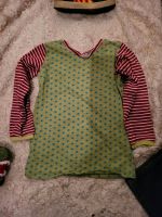 Shirt Sterne Streifen grün Pulli Handmade Gr. 104 Nordrhein-Westfalen - Mönchengladbach Vorschau