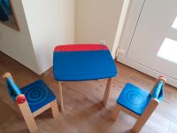 Kindersitzgruppe 1 Tisch und 2 Stühle blau Marienkäfer Sachsen - Radeburg Vorschau