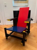 Bauhaus Mondrian Design Stuhl nach Gerrit Rietveld No Cassina Nordrhein-Westfalen - Krefeld Vorschau