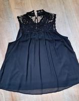 Only Bluse Top 44 XL ONLNew CAT Schwarz Spitze Neuwertig Niedersachsen - Braunschweig Vorschau