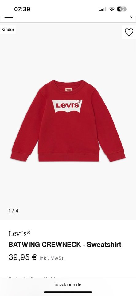 Levis Pullover, Levi Strauss, Levi’s, Pullover, Shirt, Pulli, top in Augsburg