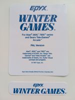 Ersatz Cartridge Label für Atari2600 Spiel Winter Games (Epyx)PAL Bonn - Hardtberg Vorschau