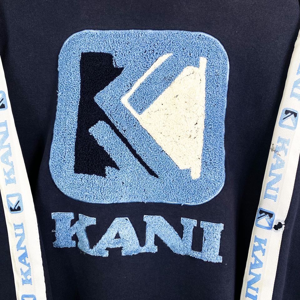 Vintage Karl Kani Sweater Gr.XL Blau 90er 90s y2k Retro in Gronau (Westfalen)