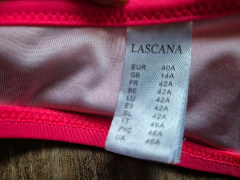 Lascana Bikini pink neon Gr. 40 A in Sonneberg