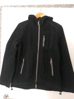 Damenjacke mit Kapuze, Gr. 40, schwarz, Bio-Baumwolle, sportlich, Hessen - Darmstadt Vorschau