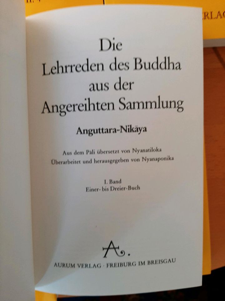 Die Lehrreden des Buddha aus der Angereihten Sammlung in Mannheim