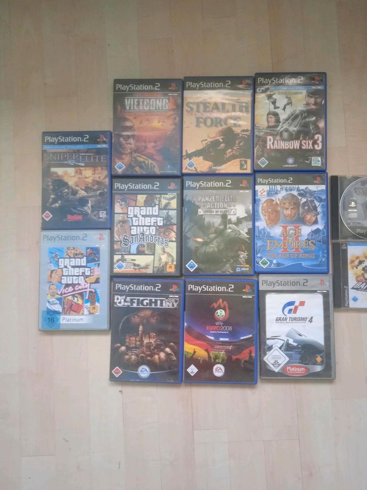 Ps2 Spiele plus 2 PC Spiele in Artern/Unstrut