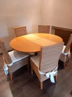 Tisch mit 6 Stühlen günstig zu verkaufen Nordrhein-Westfalen - Delbrück Vorschau