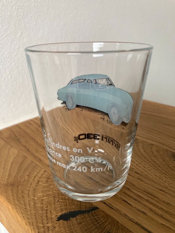 Glas Ferrari 330 gt Oldtimer Sammelglas in Irmtraut