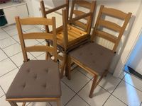 Stühle Holz mit Sitzkissen Nordrhein-Westfalen - Wenden Vorschau