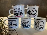 Camping Becher Tasse Emaille wohnmobWohnwagen, Camper, Wohnmobil Niedersachsen - Visbek Vorschau