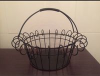 Metallkorb Shabby Vintage Rund 30 cm Landhaus Eisen Nordrhein-Westfalen - Kamp-Lintfort Vorschau