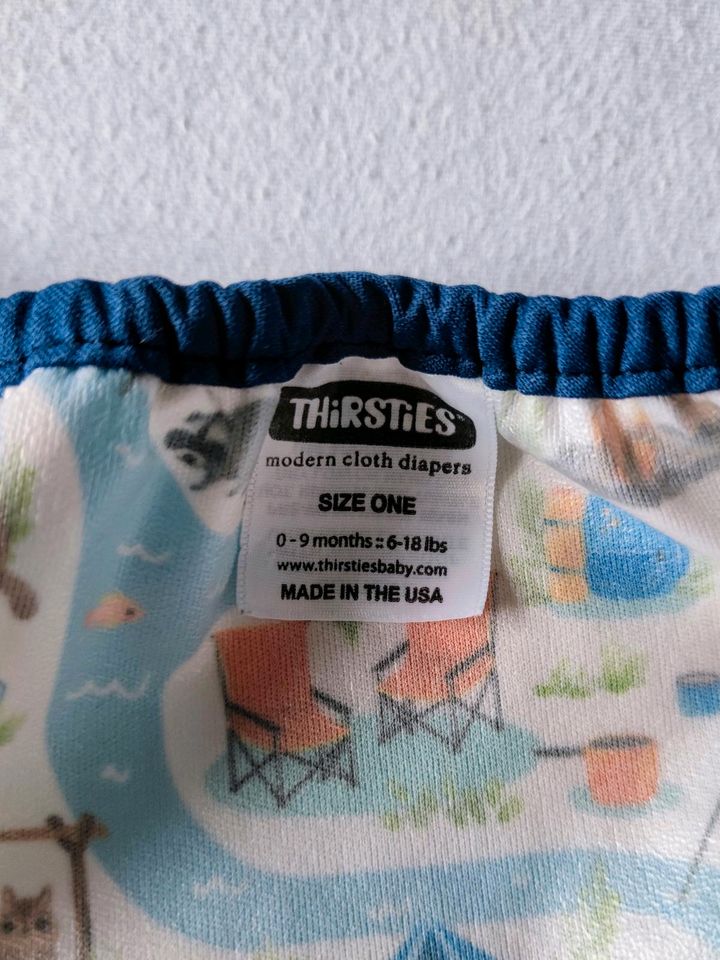 Thirsties Duo Wrap PUL Überhose Klett Gr. 1 (3-8kg) in Bonn