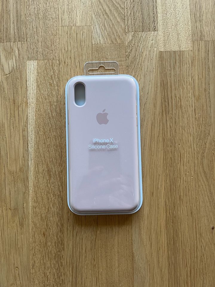 Apple iPhone X Silicone Case Pink Sand *neu* (Handyhülle) in Wiesbaden