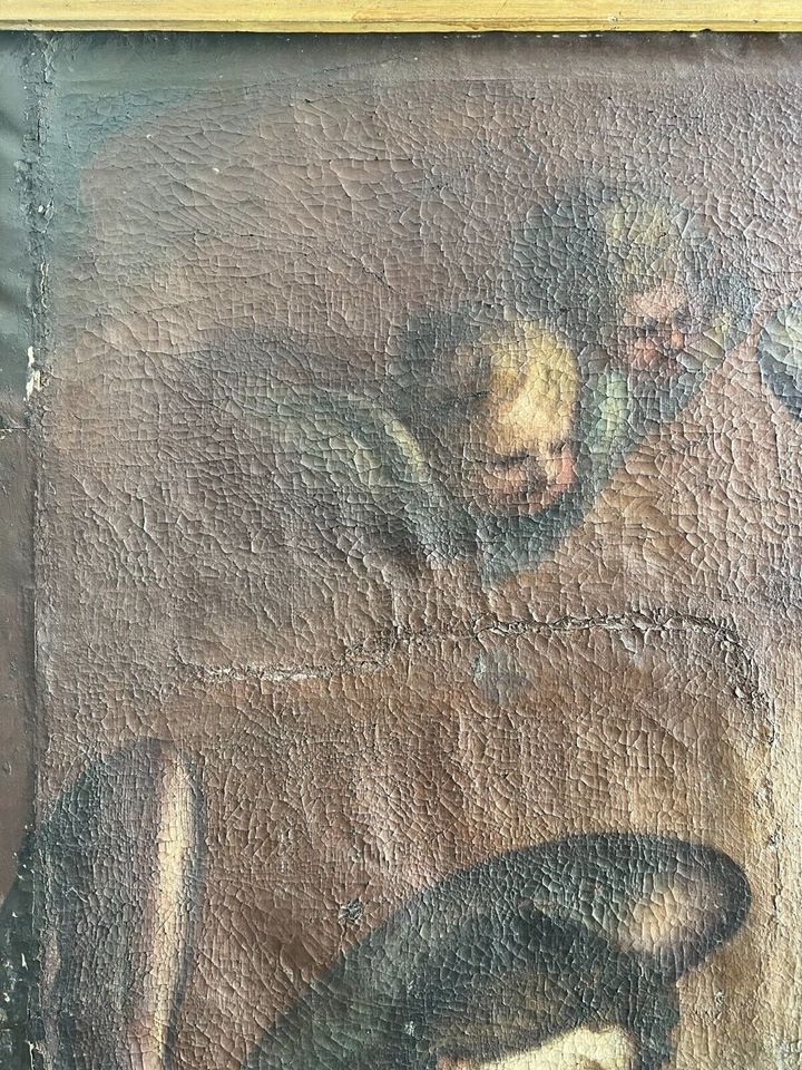 BAROCK GEMÄLDE 18 TES JH ALTARTAFEL JESUS MIT ENGELN 160x224cm - Versand möglich 59 Euro - Wir sind für Sie da lokal in 86830 Schwabmünchen oder online ARTHOME24 in Schwabmünchen