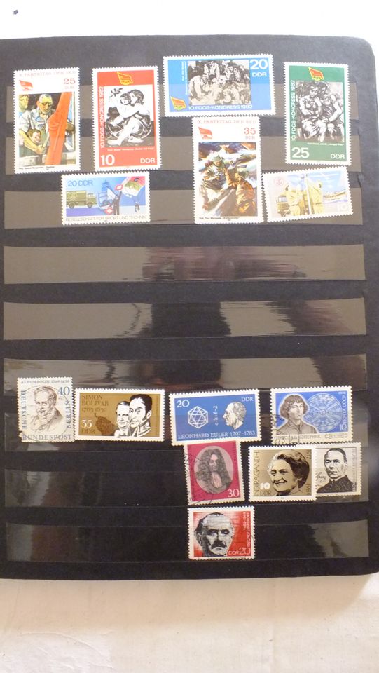 DDR / BRD Briefmarken Sammlung Teil 2 in Samtens