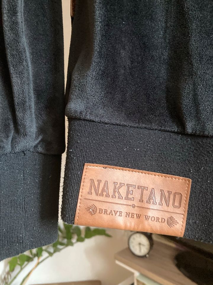 Naketano Pulli, Nickistoff Hoodie, Gr.M/38 in Burgebrach