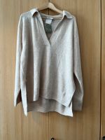 H&M Strickpullover Kragen V Ausschnitt beige Creme Gr. S 36 Zara Nordrhein-Westfalen - Leopoldshöhe Vorschau