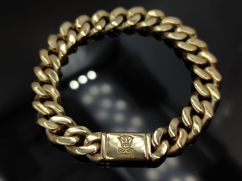 80g Panzerarmband/Panzerkette/ kubanische Modell 585er gelb Gold in Berlin