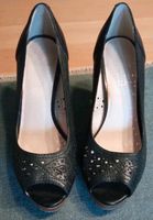 Damen High Heels Pumps Echtleder Leder schwarz Gr.36 Saarland - Nohfelden Vorschau